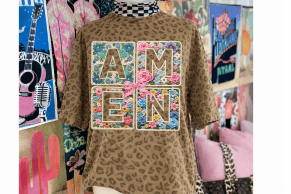 AMEN Floral Faux Rope Embroidery PNG Review