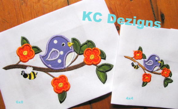 Bird on Branch with Flowers Embroidery Review