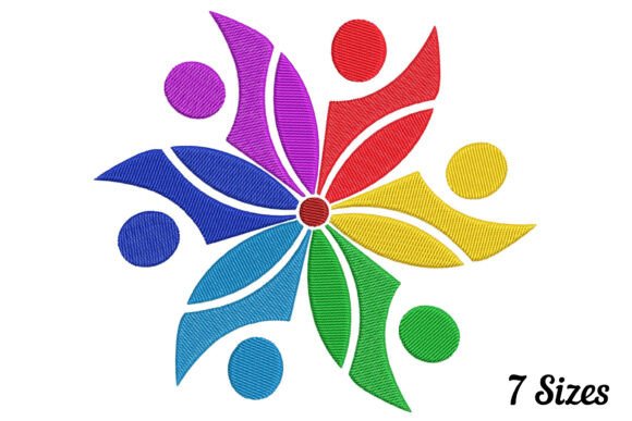 Colorful Floral Round Mandala Review