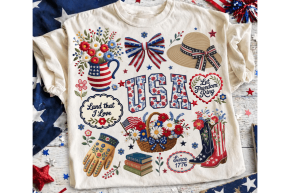 Cottagecore Floral USA, Faux Embroidery Review
