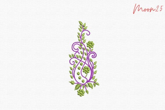 Elegant Floral Vine Scroll Stitch Artwor Review