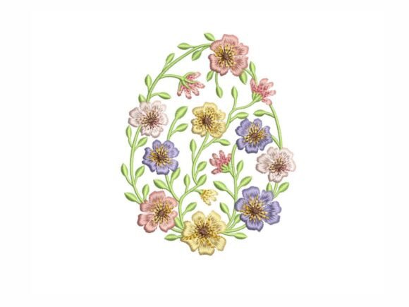 Floral Easter Egg Embroidery Review