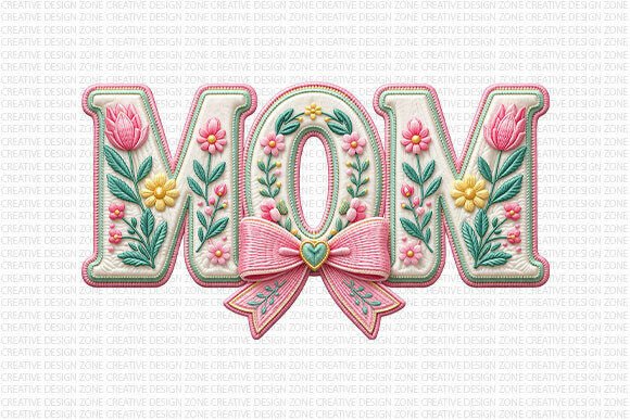 Floral Mom Embroidery PNG: A Designer’s Review
