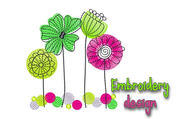 Flower Embroidery Design Floral Review