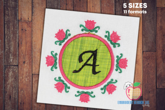 Frame with Flowers Applique Review