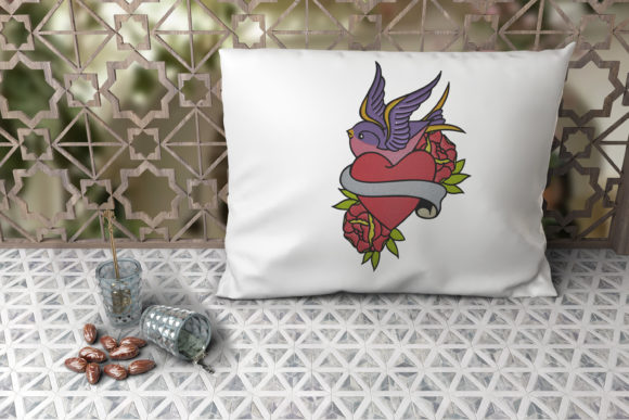 Heart with Roses and Bird Embroidery Review