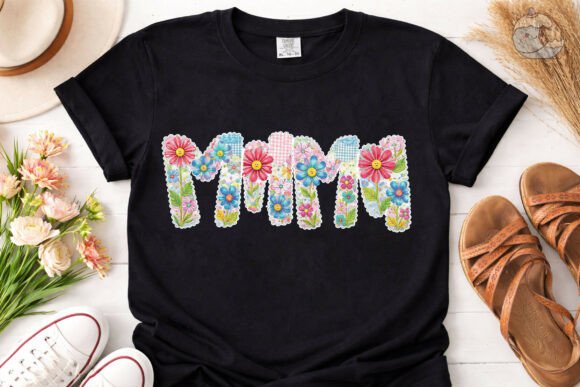 Mama Floral Faux Embroidery PNG Design Review