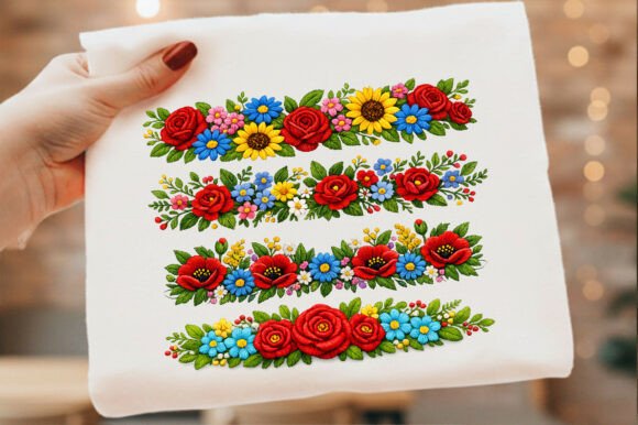 Wildflowers Colorful Floral Embroidery Review